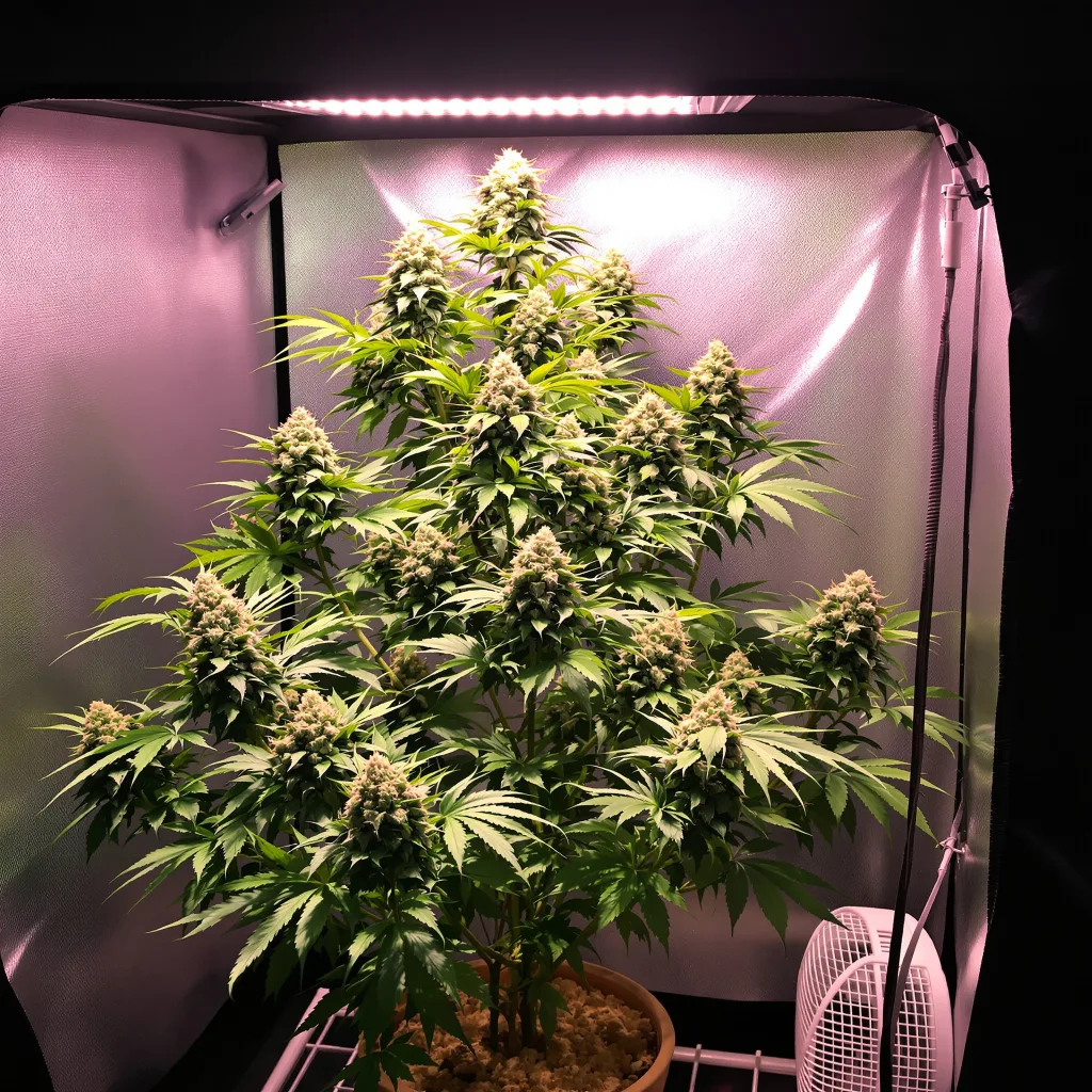 Planta de cannabis 24k Gold en fase de floración — 120-180 cm feminizada