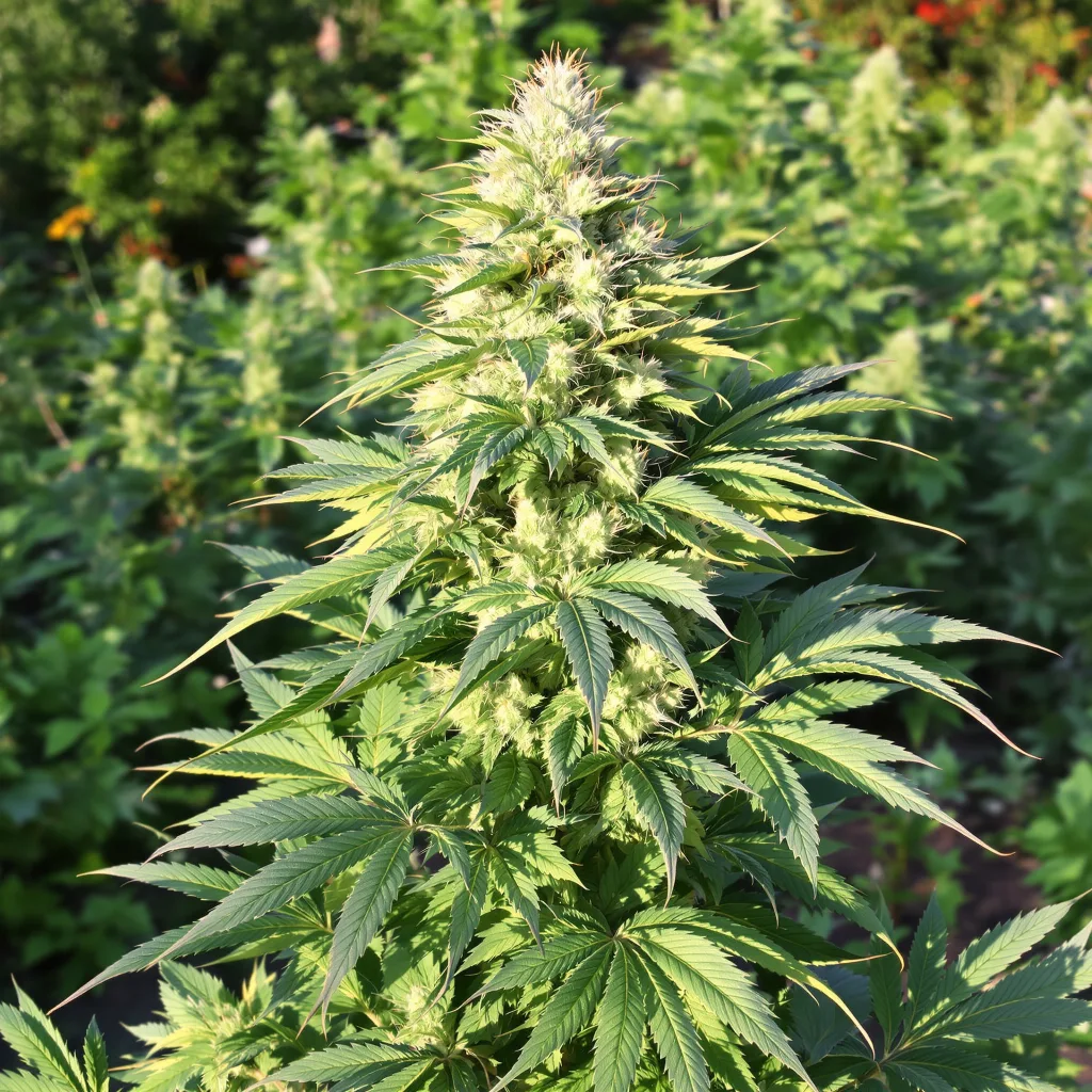 3X Crazy 82% indica / 18% sativa — flor con tricomas visibles