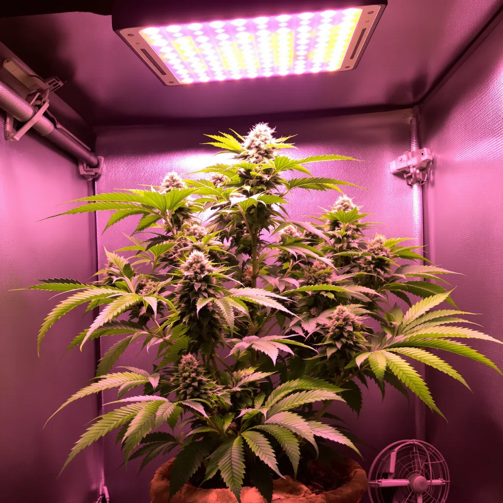 Planta de cannabis 3X Crazy en fase de floración — 90-130 cm feminizada