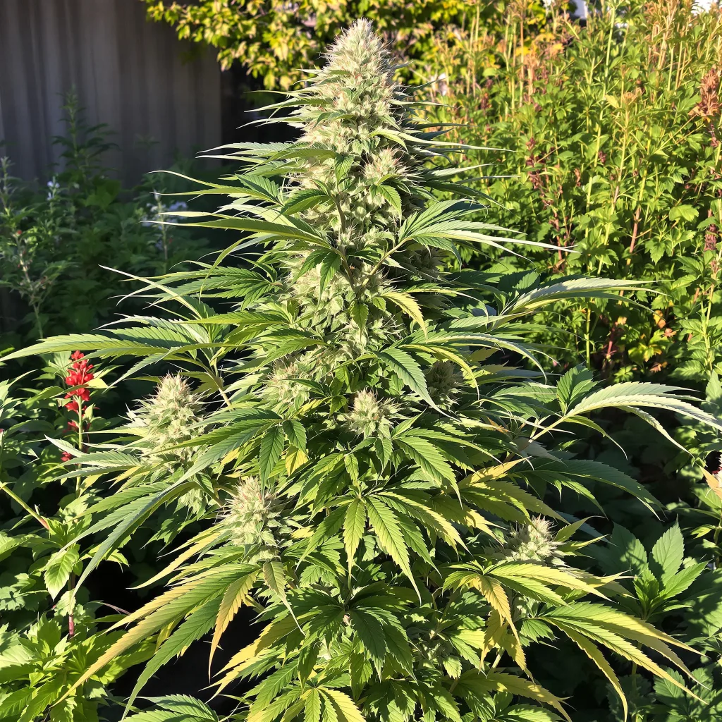 41 Cherries 69% indica / 31% sativa — flor con tricomas visibles