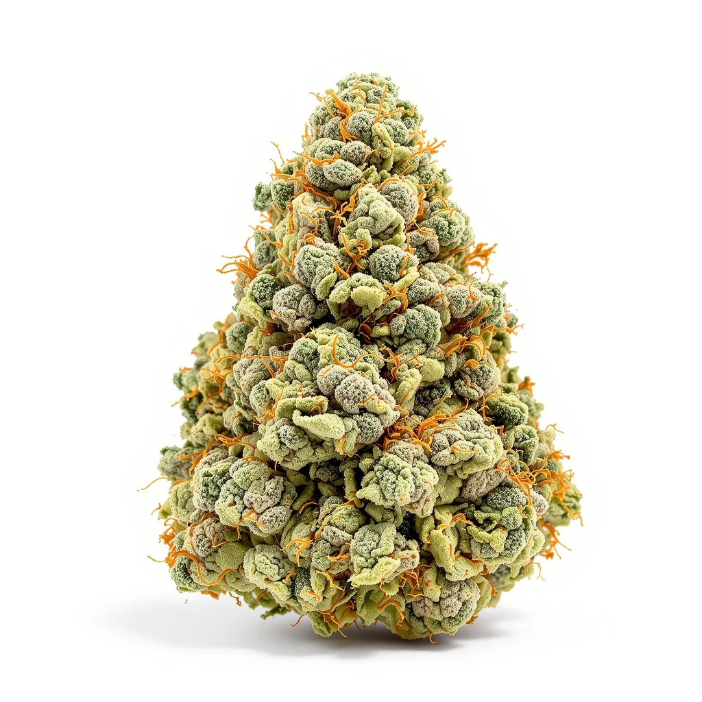 707 Headband 13% indica / 87% sativa — flor con tricomas visibles