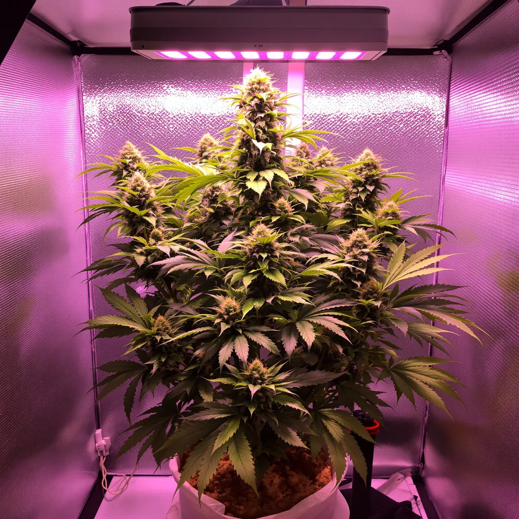 Planta de cannabis 8 Ball Kush en fase de floración — 90-130 cm feminizada