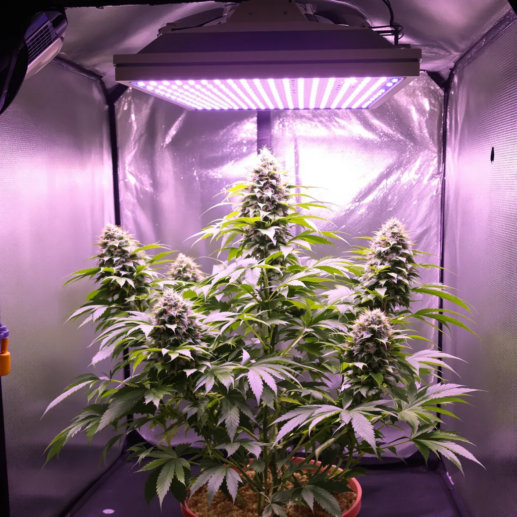 Planta de cannabis A-10 en fase de floración — 90-130 cm feminizada