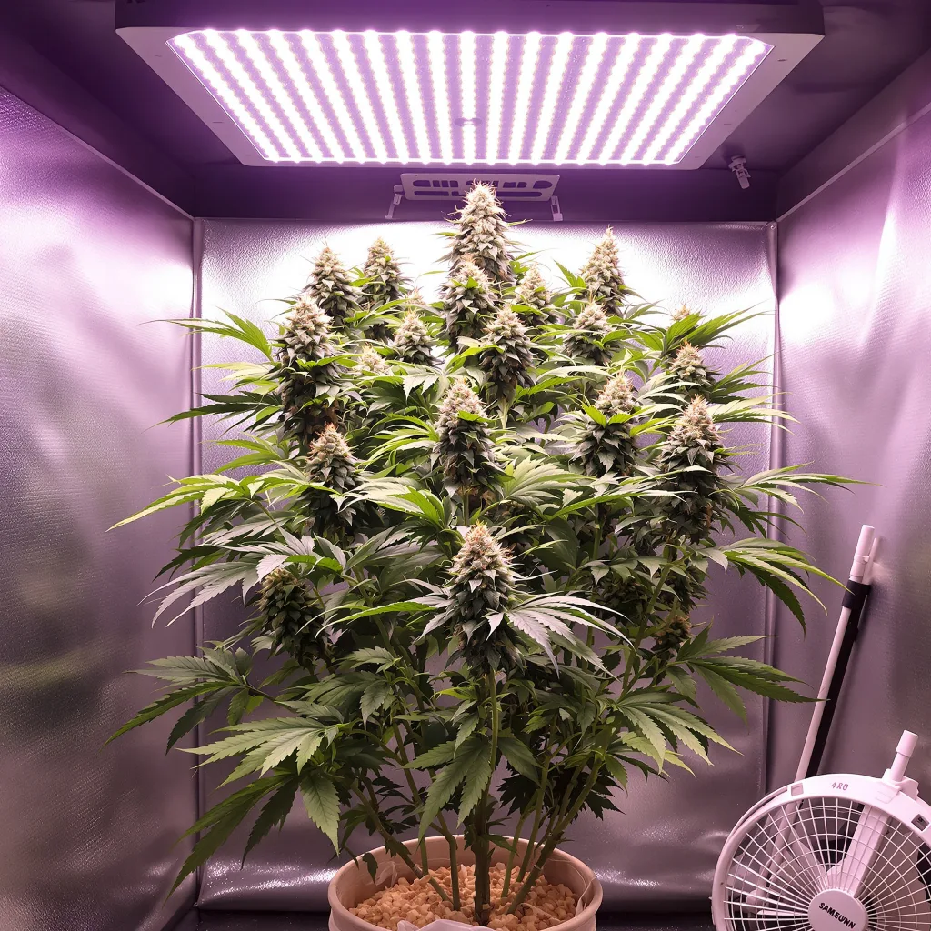Planta de cannabis Aberdeen en fase de floración — 120-180 cm feminizada