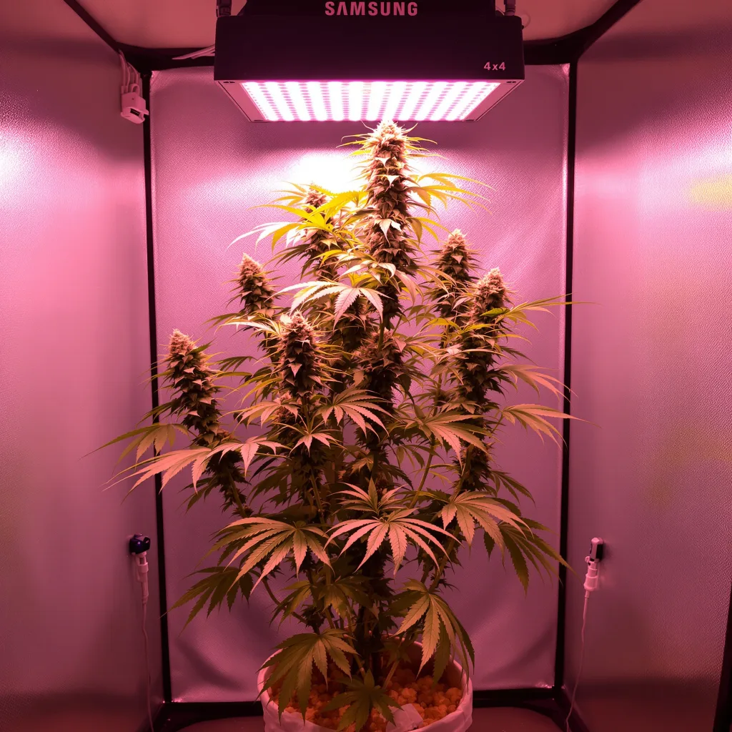 Planta de cannabis Acapulco Gold en fase de floración — 150-200 cm feminizada