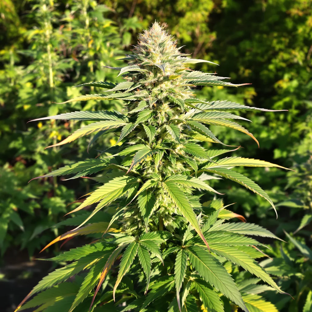 Ace Killer OG 66% indica / 34% sativa — flor con tricomas visibles