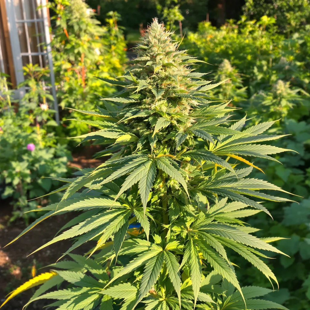 Ace Killer OG 66% indica / 34% sativa — flor con tricomas visibles
