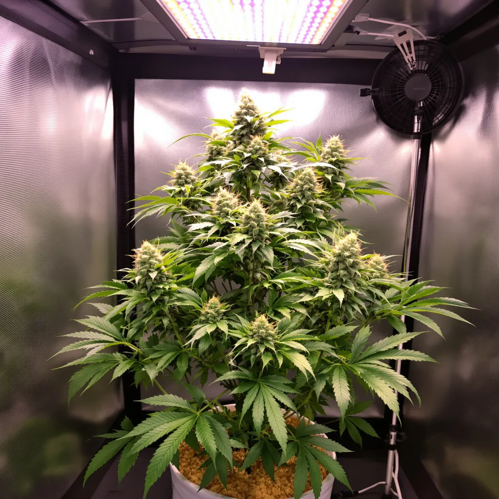 Planta de cannabis Afghan Hawaiian en fase de floración — 90-130 cm feminizada
