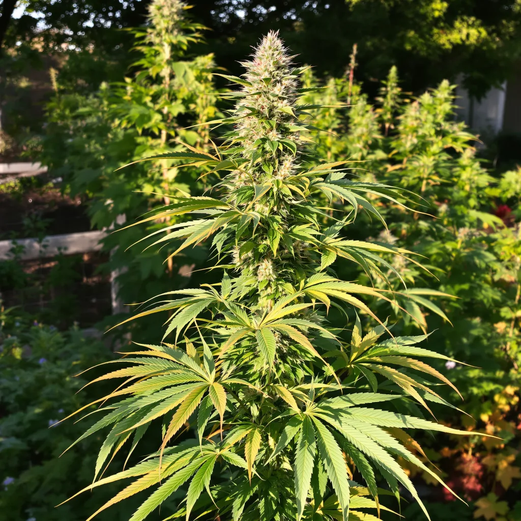 Agent Tangie 11% indica / 89% sativa — flor con tricomas visibles