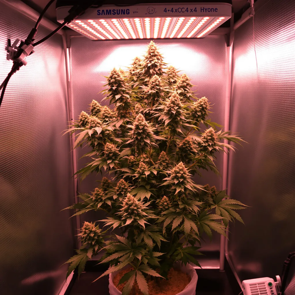 Planta de cannabis AK-47 en fase de floración — 60-100 cm autofloración