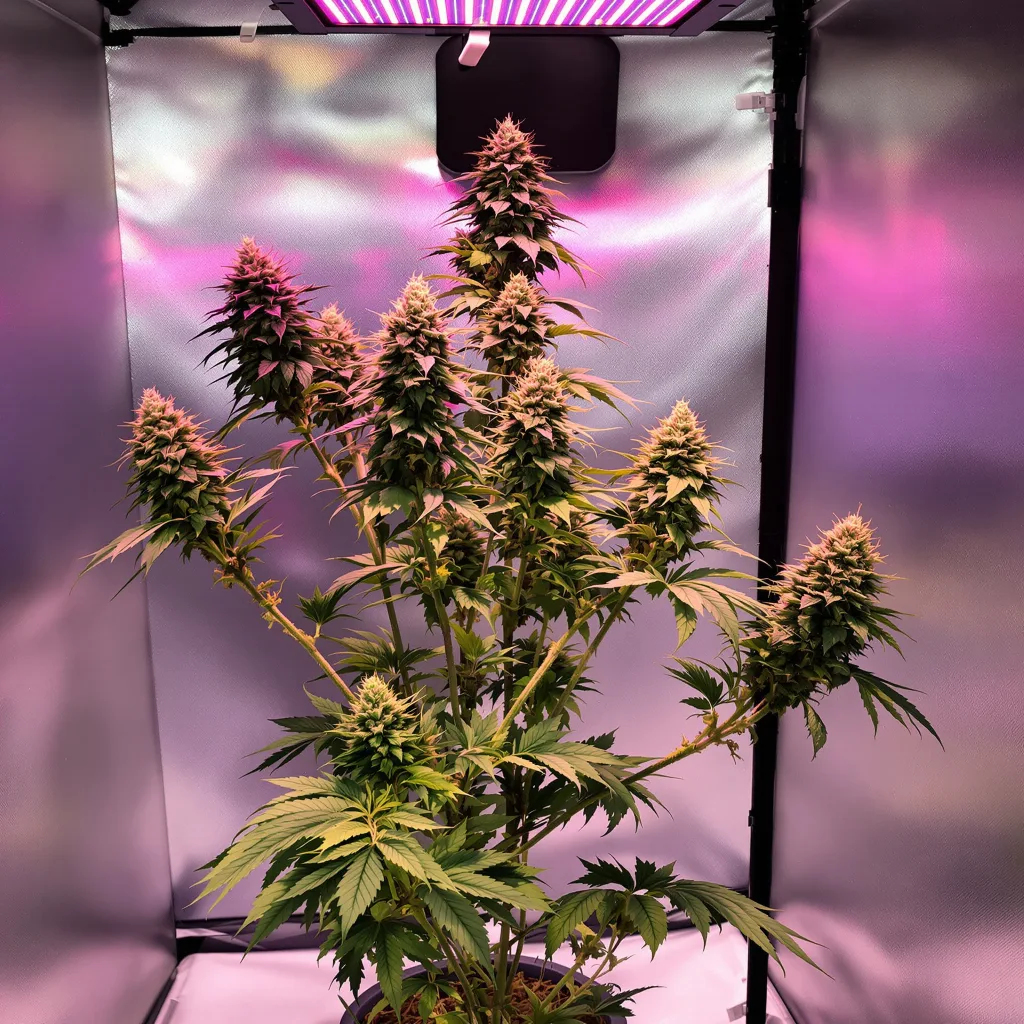 Planta de cannabis Alchemy en fase de floración — 120-180 cm feminizada