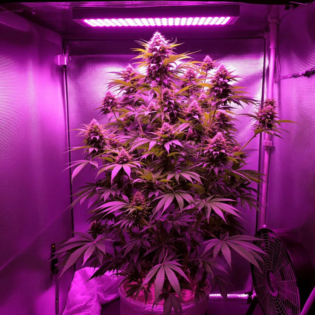Planta de cannabis Alice In Wonderland en fase de floración — 150-200 cm feminizada