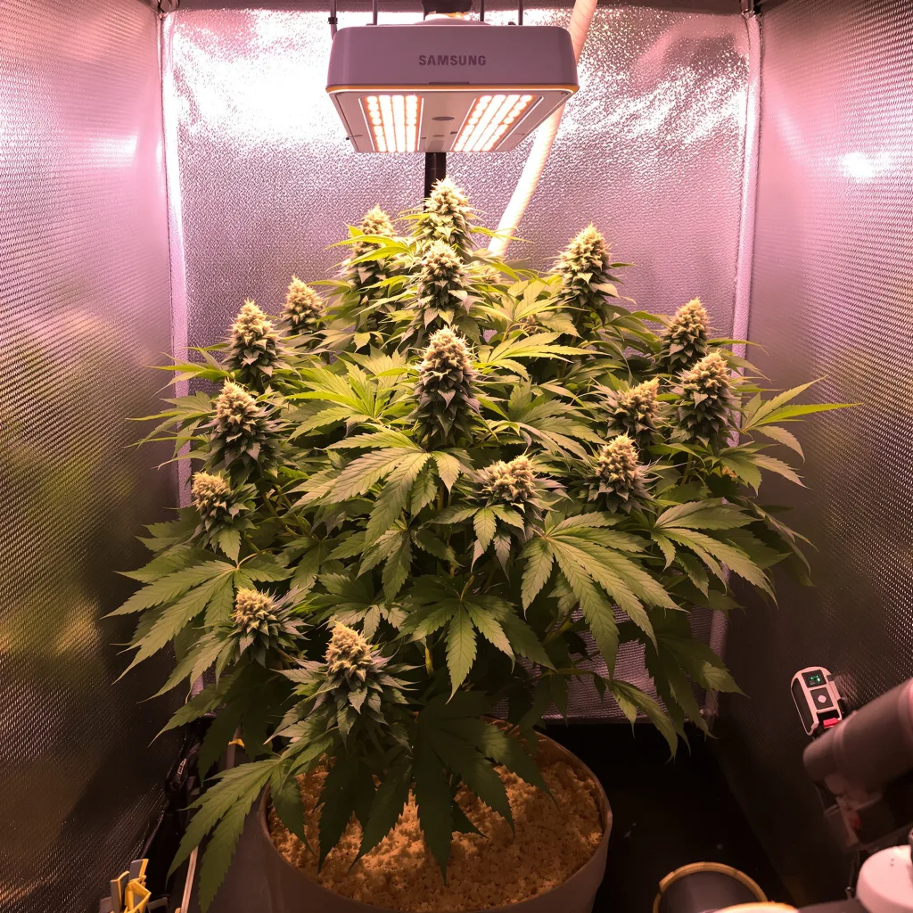 Planta de cannabis Alien Gorilla Glue en fase de floración — 90-130 cm feminizada
