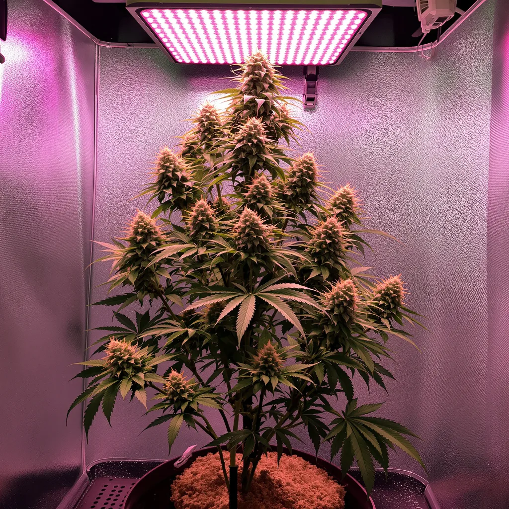 Planta de cannabis Alien Kush en fase de floración — 120-180 cm feminizada