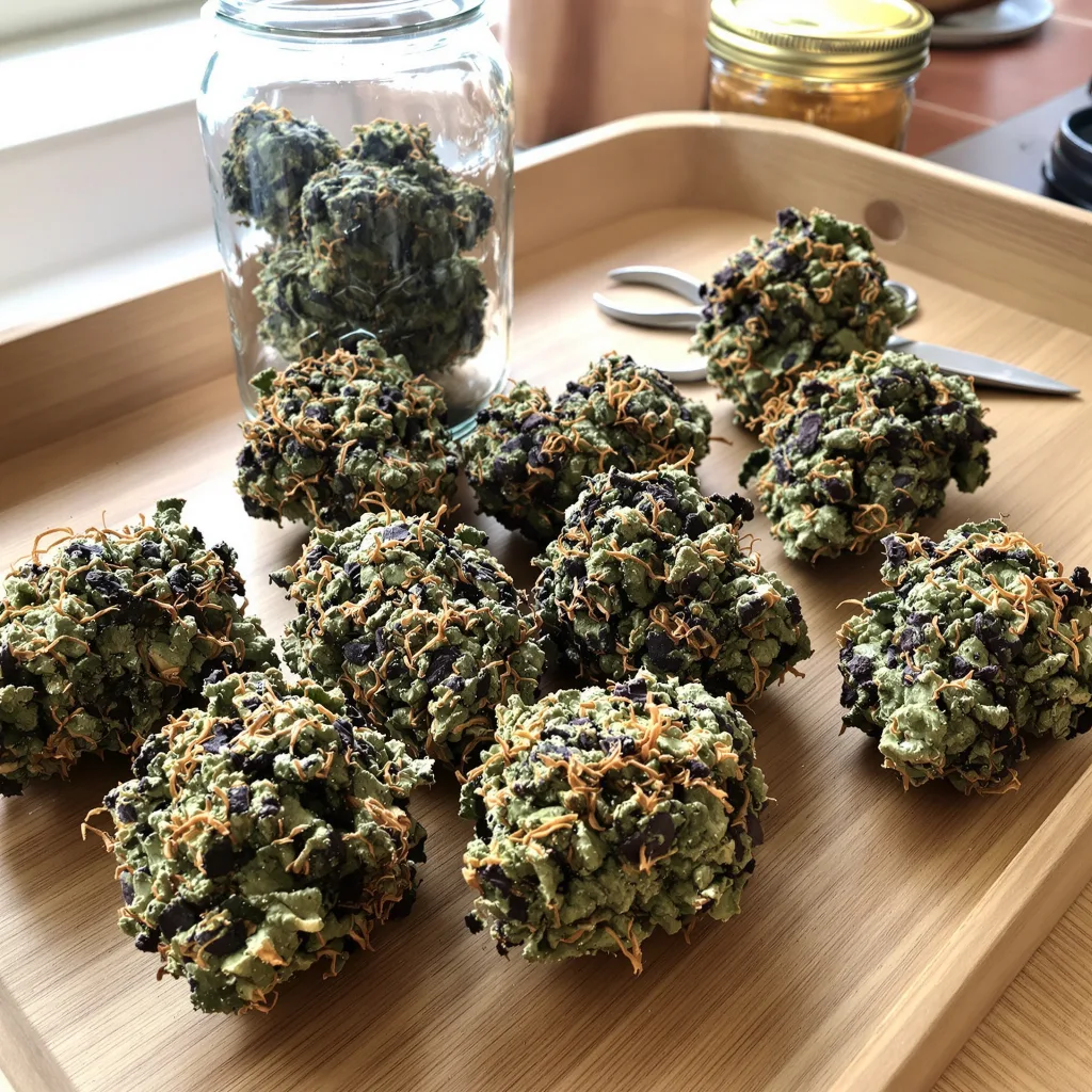 Alien Rift 65% indica / 35% sativa — flor con tricomas visibles
