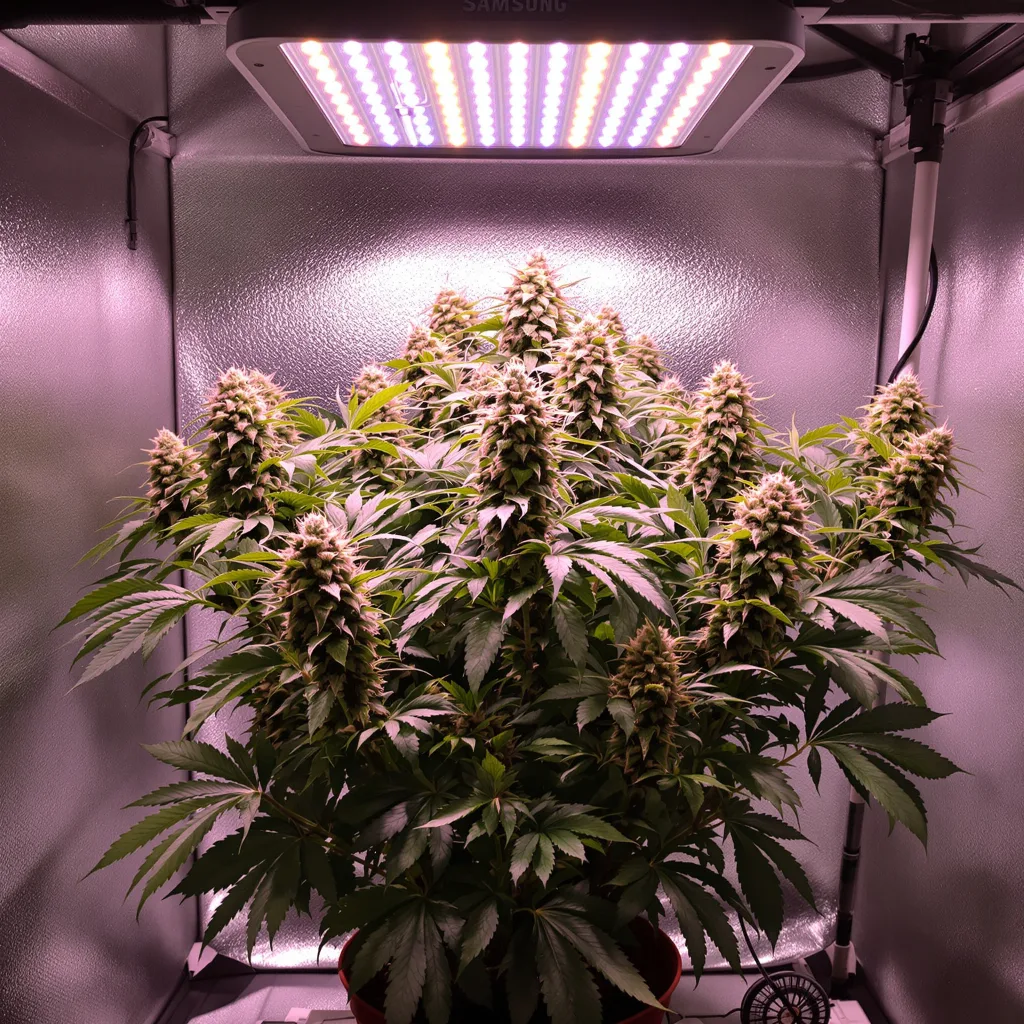Planta de cannabis Alien Rift en fase de floración — 90-130 cm feminizada
