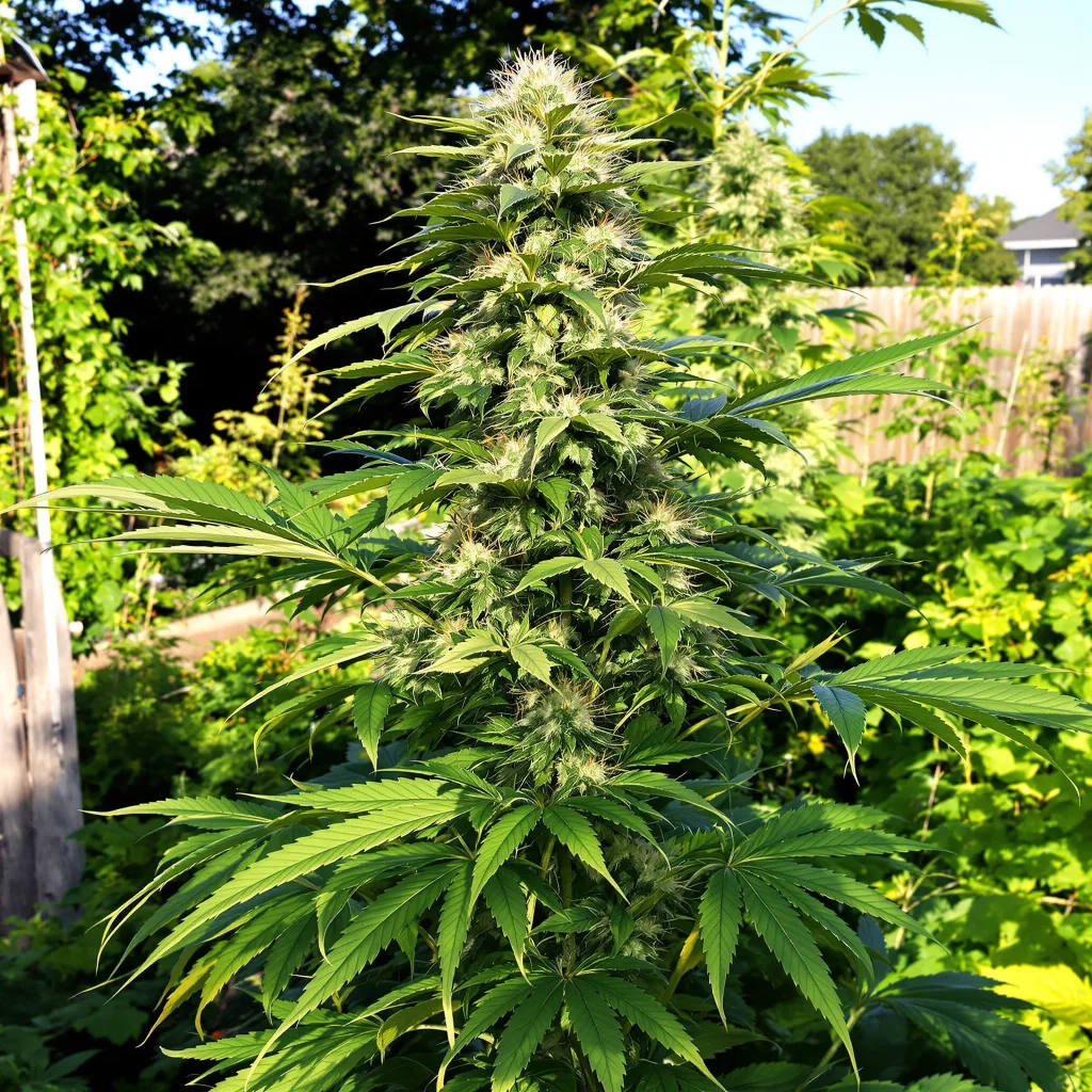 Alien Rock Candy 41% indica / 59% sativa — flor con tricomas visibles