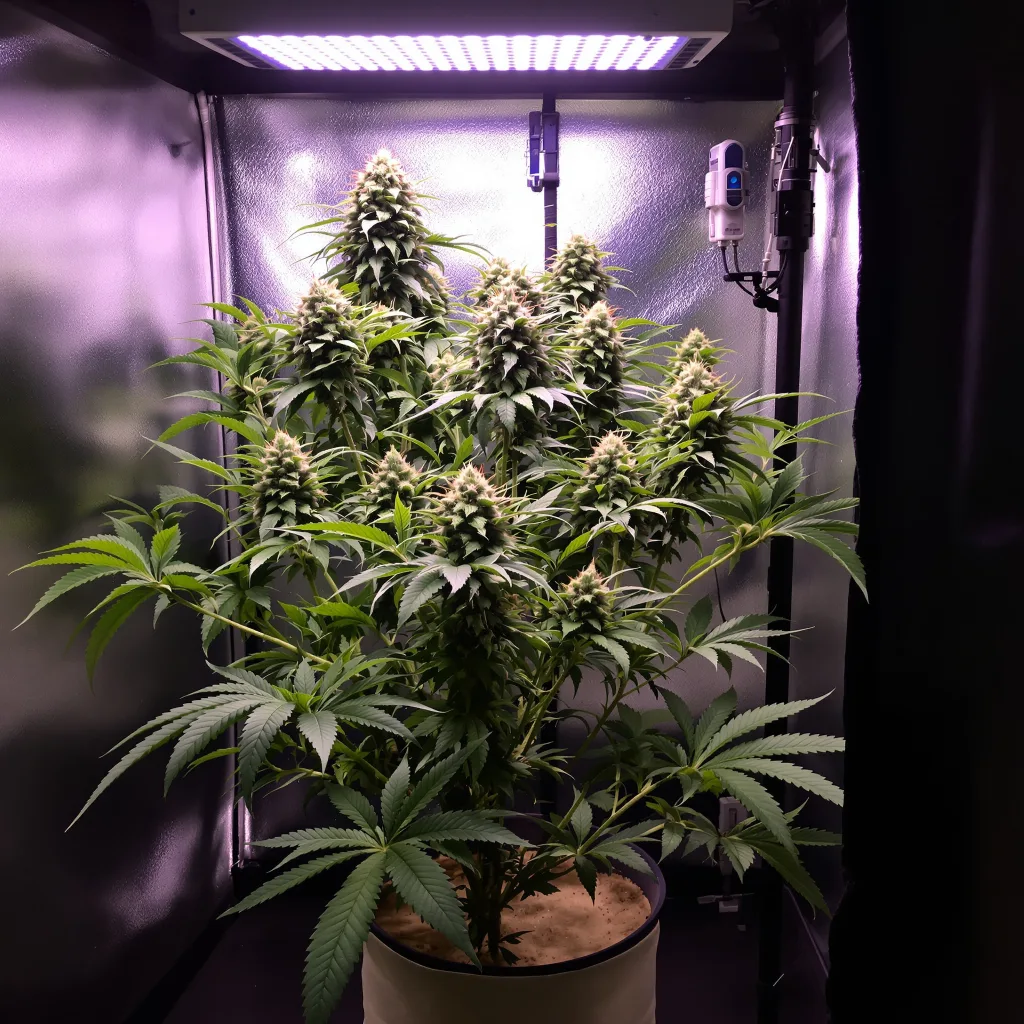 Planta de cannabis Alien Technology en fase de floración — 90-130 cm feminizada