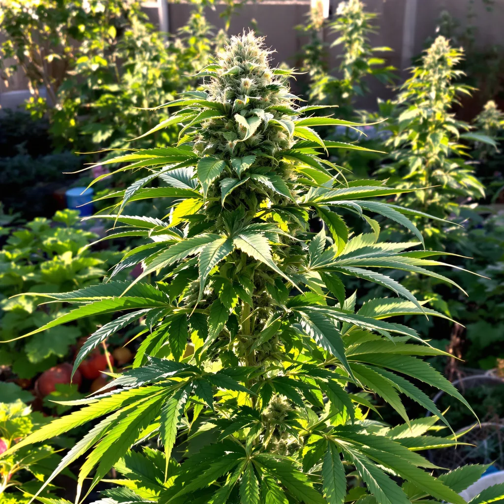 Alien Technology 79% indica / 21% sativa — flor con tricomas visibles