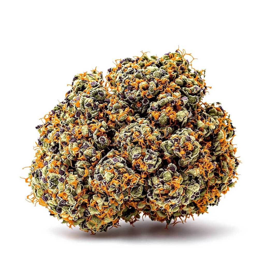 Alien Technology 79% indica / 21% sativa — flor con tricomas visibles