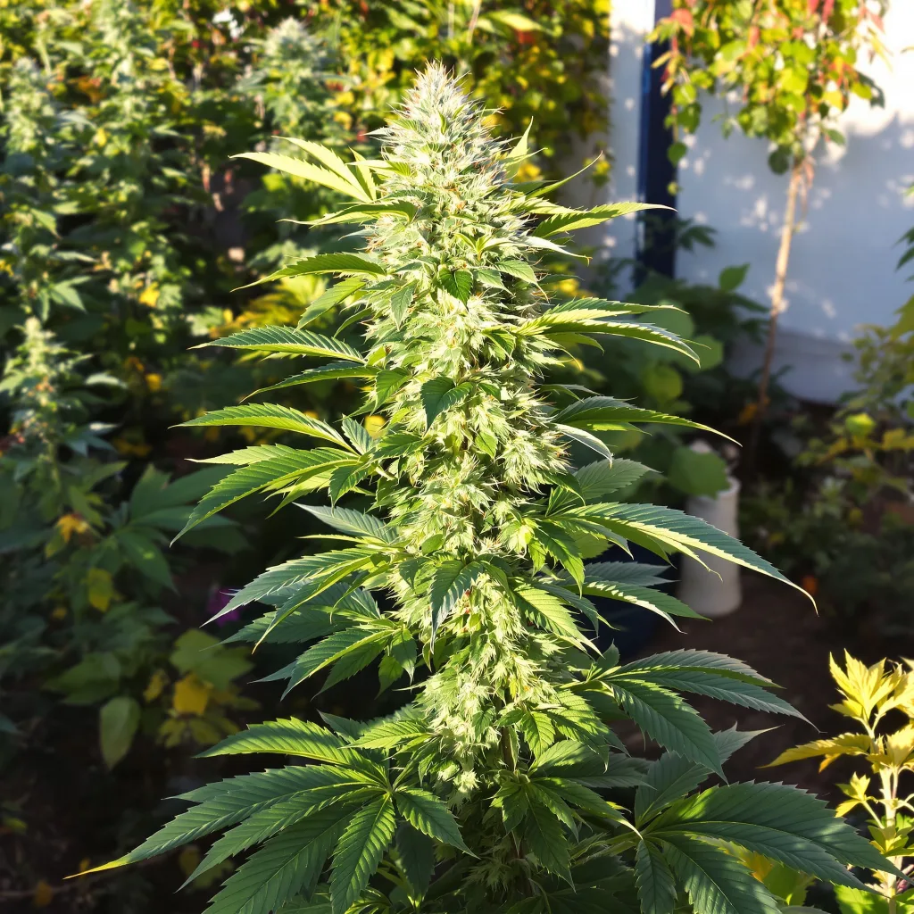 Aliens On Moonshine 85% indica / 15% sativa — flor con tricomas visibles