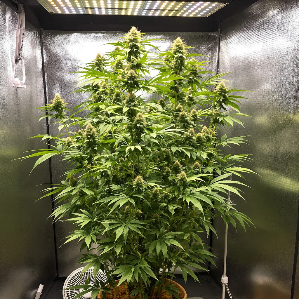 Planta de cannabis Ambrosia en fase de floración — 150-200 cm feminizada