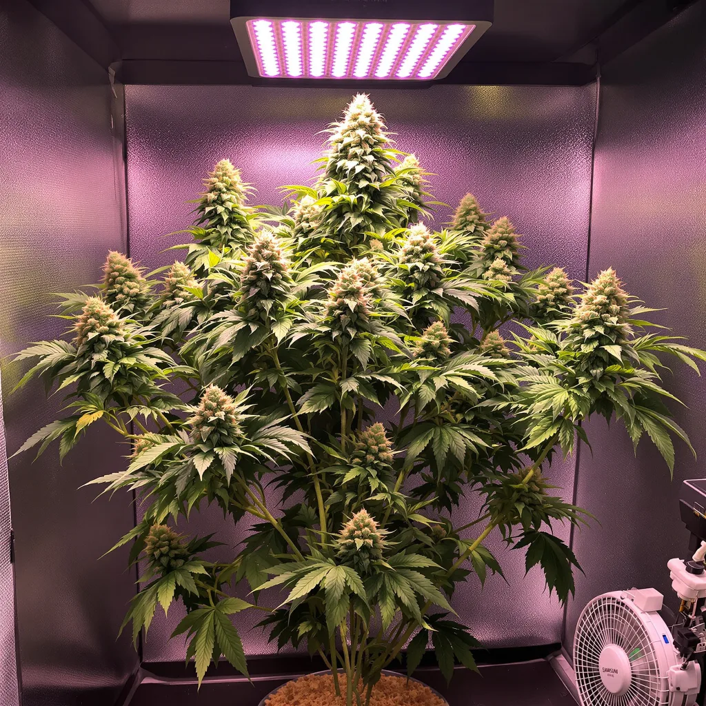 Planta de cannabis American Strains Pack en fase de floración — 120-180 cm feminizada