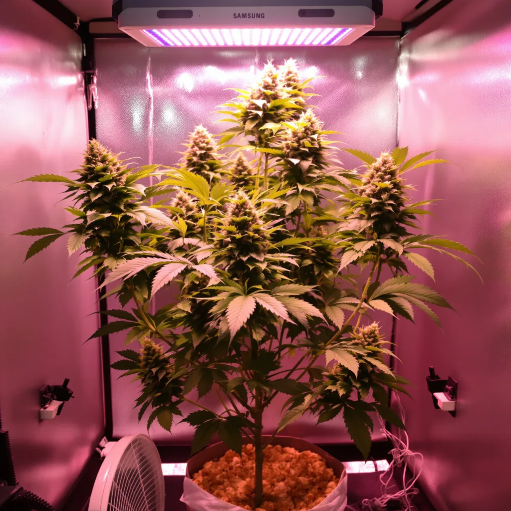 Planta de cannabis Americano en fase de floración — 90-130 cm feminizada