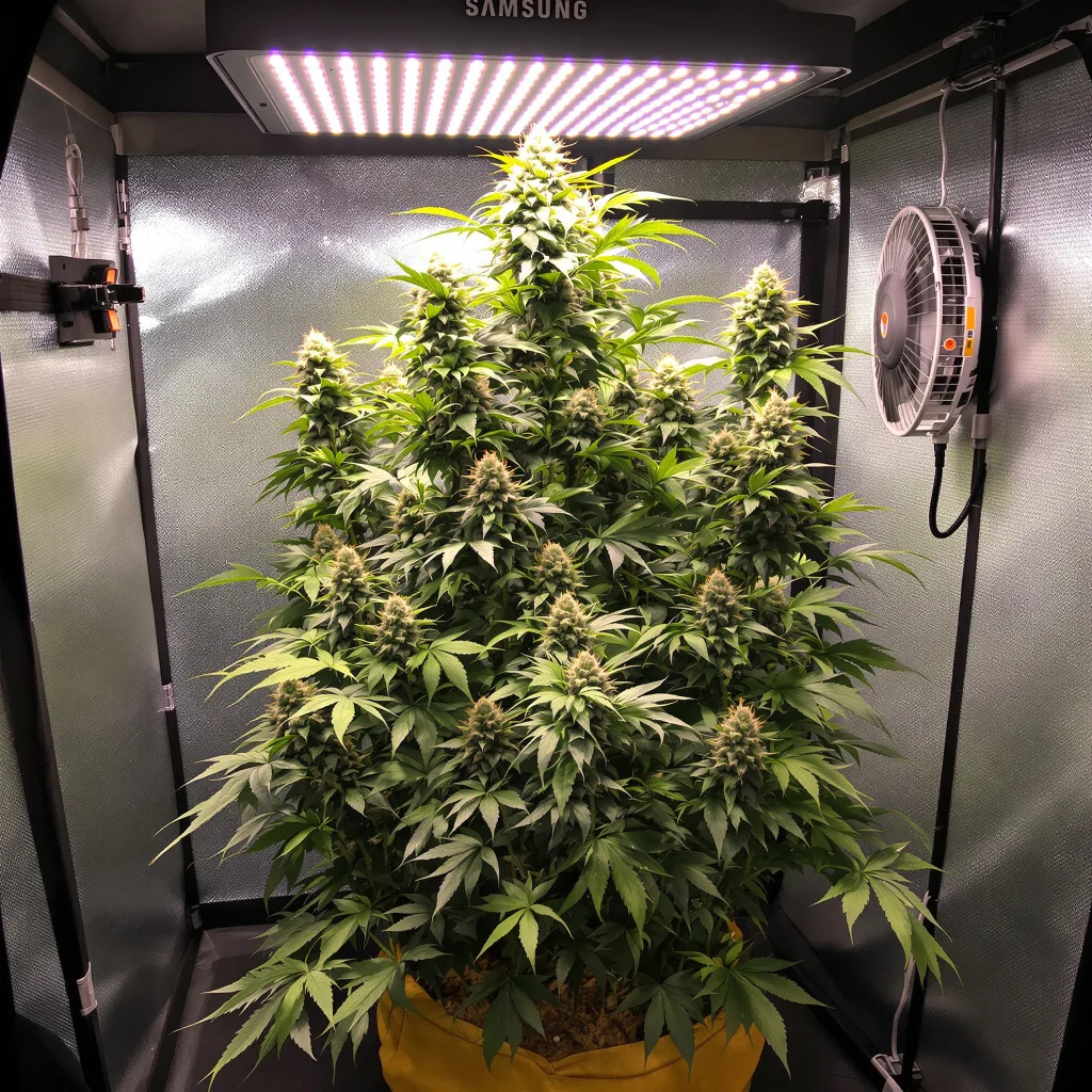Planta de cannabis Amethyst en fase de floración — 120-180 cm feminizada