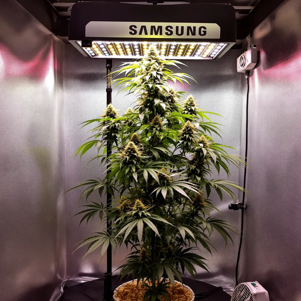 Planta de cannabis Amnesia en fase de floración — 150-200 cm feminizada