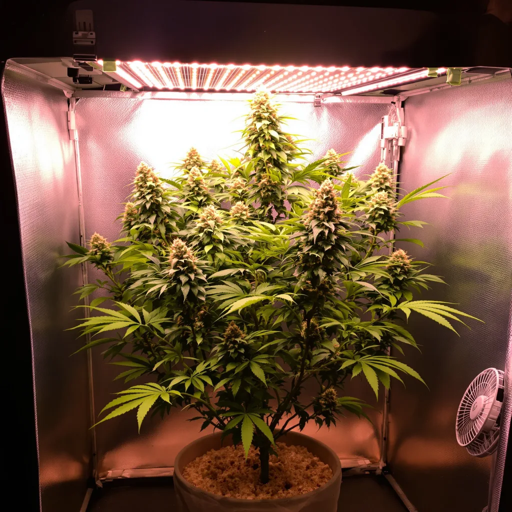 Planta de cannabis Amsterdam en fase de floración — 120-180 cm feminizada