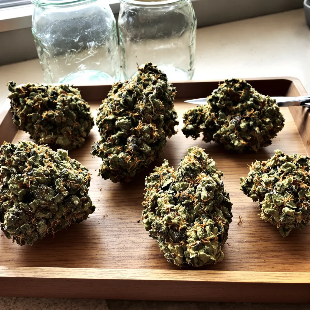 Anesthesia 74% indica / 26% sativa — flor con tricomas visibles
