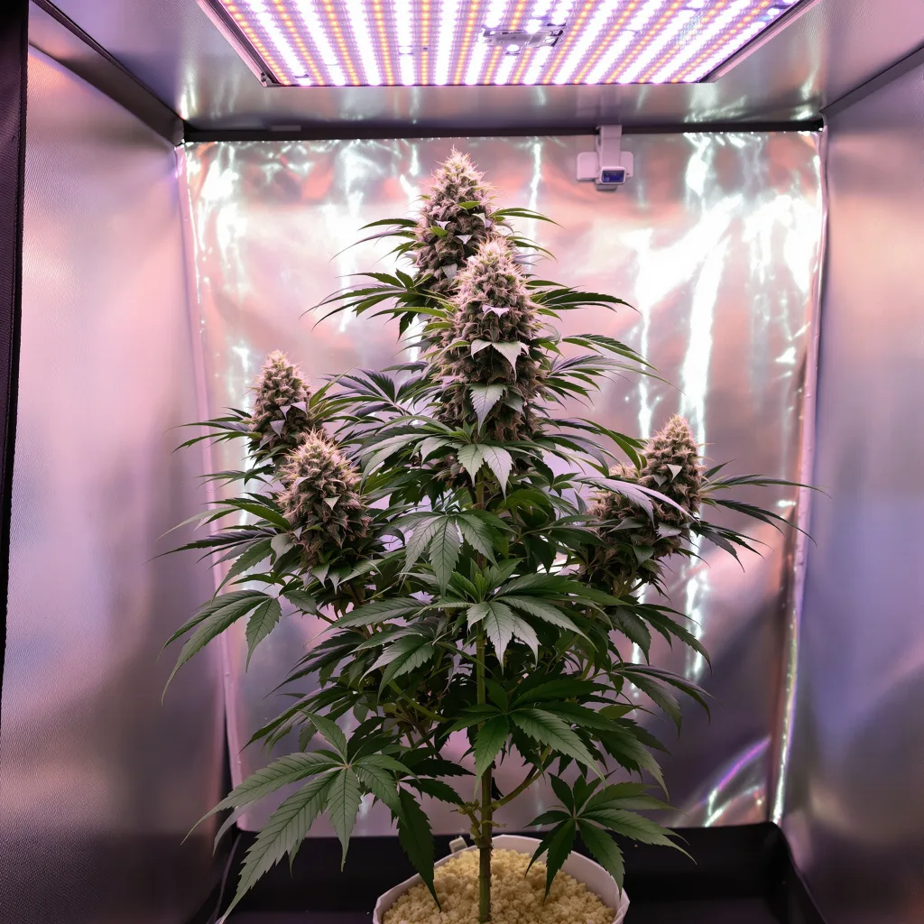 Planta de cannabis Angel OG en fase de floración — 90-130 cm feminizada