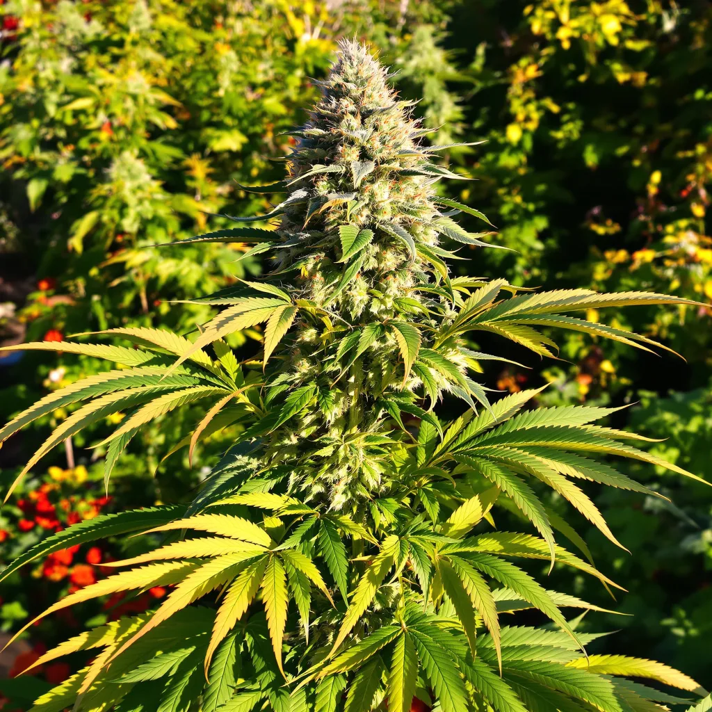 Animal Cookies 78% indica / 22% sativa — flor con tricomas visibles