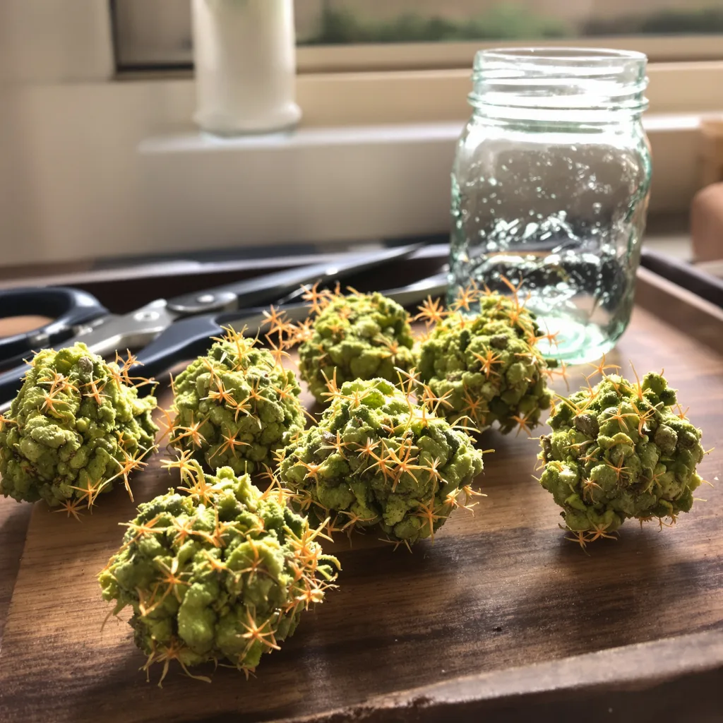 Apollo 13 5% indica / 95% sativa — flor con tricomas visibles