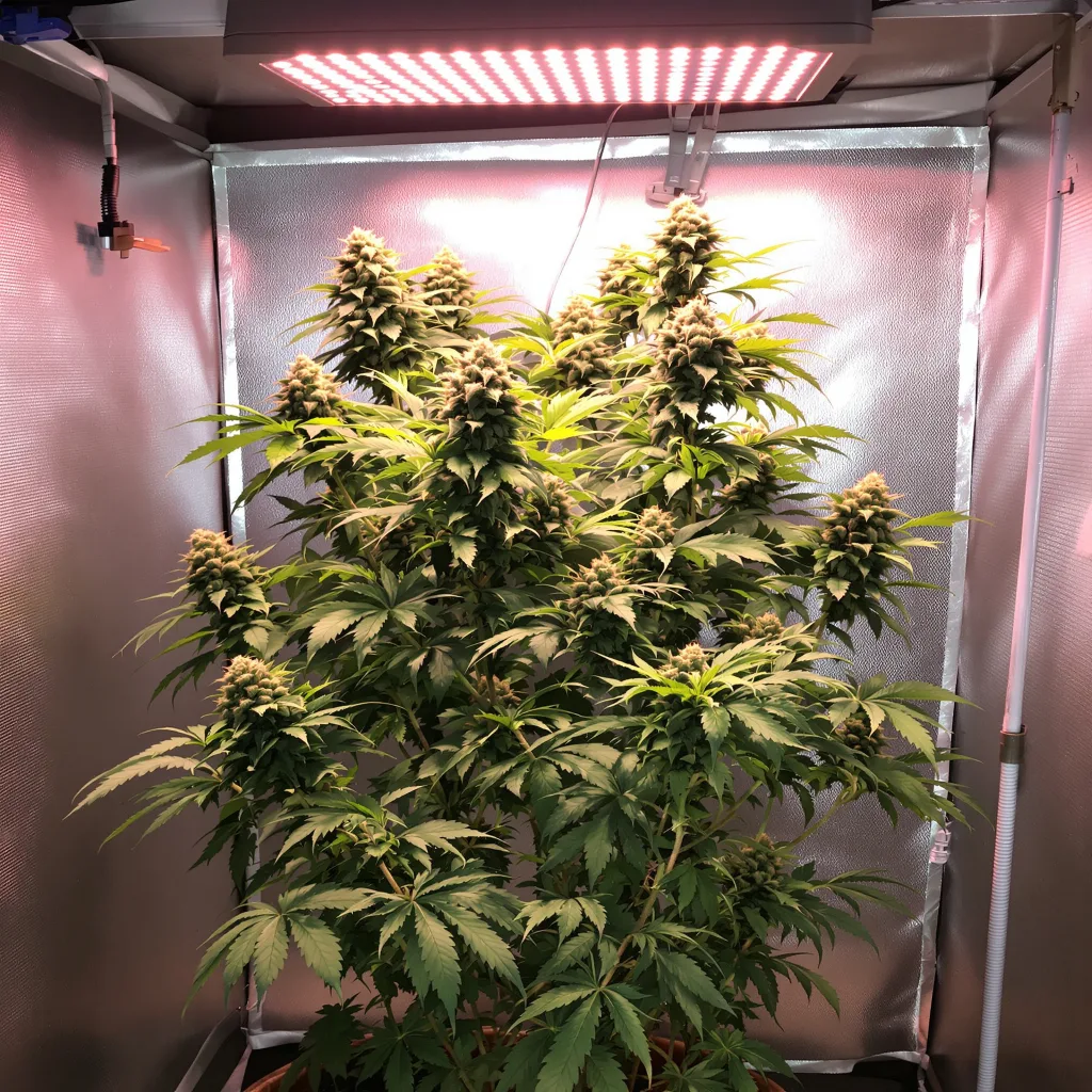 Planta de cannabis Apple Pie en fase de floración — 120-180 cm feminizada