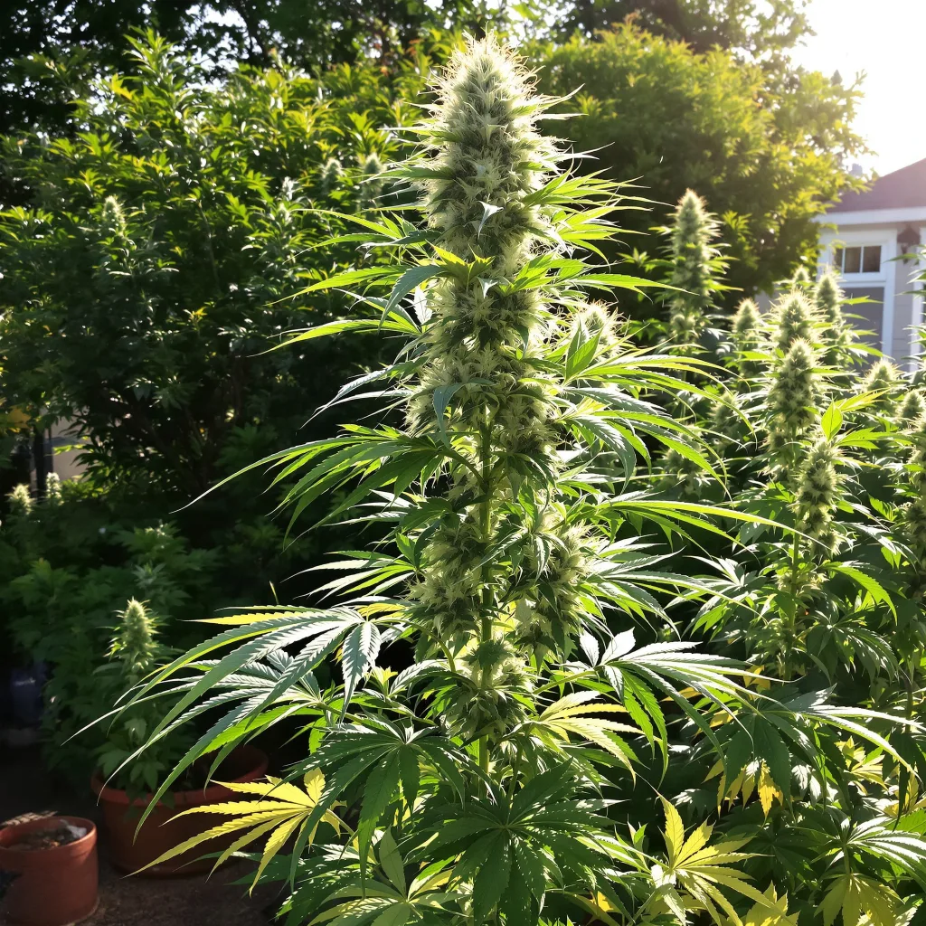 Apple Runtz 21% indica / 79% sativa — flor con tricomas visibles
