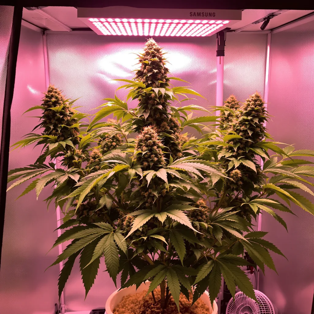 Planta de cannabis Apple Tarts en fase de floración — 90-130 cm feminizada