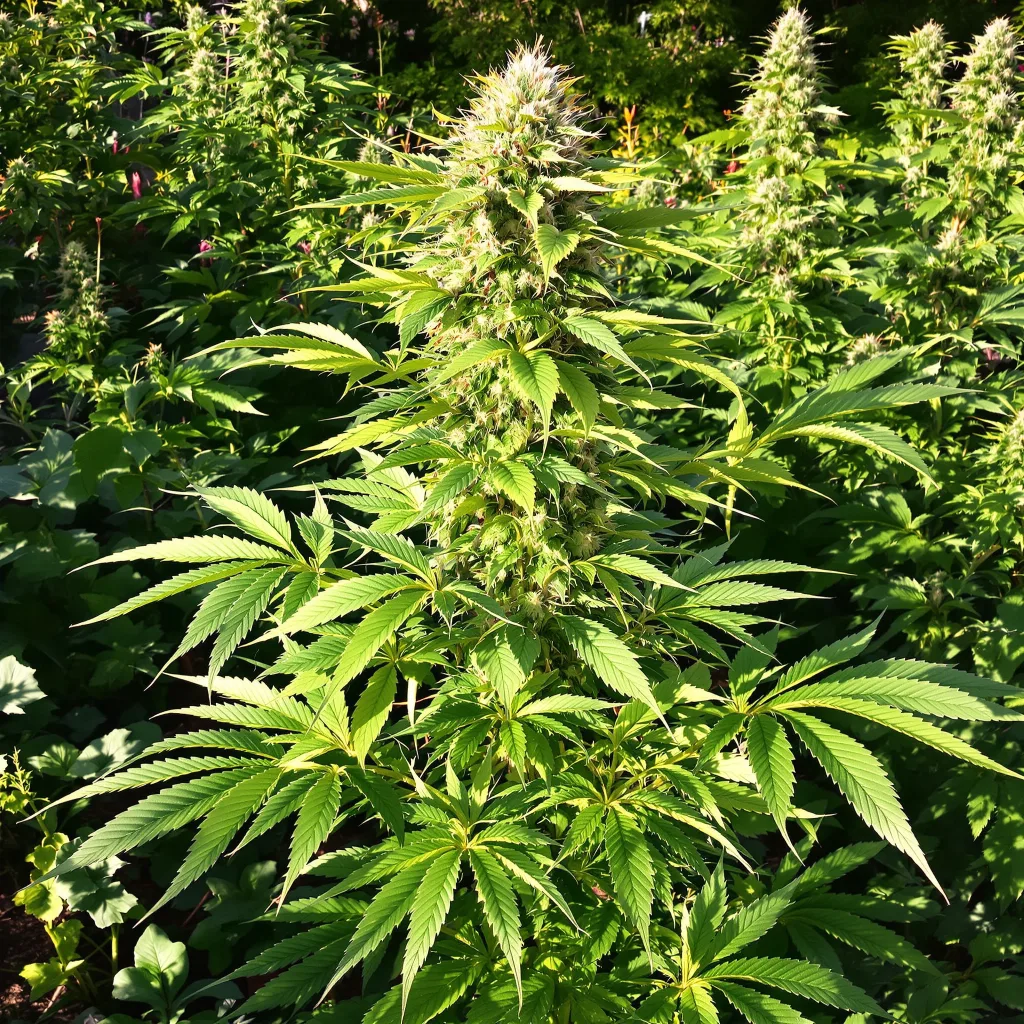 Appleberry 89% indica / 11% sativa — flor con tricomas visibles