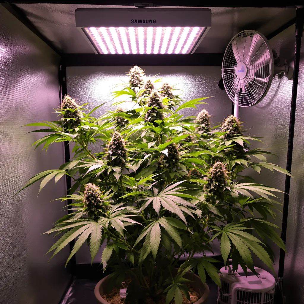 Planta de cannabis Appleberry en fase de floración — 90-130 cm feminizada