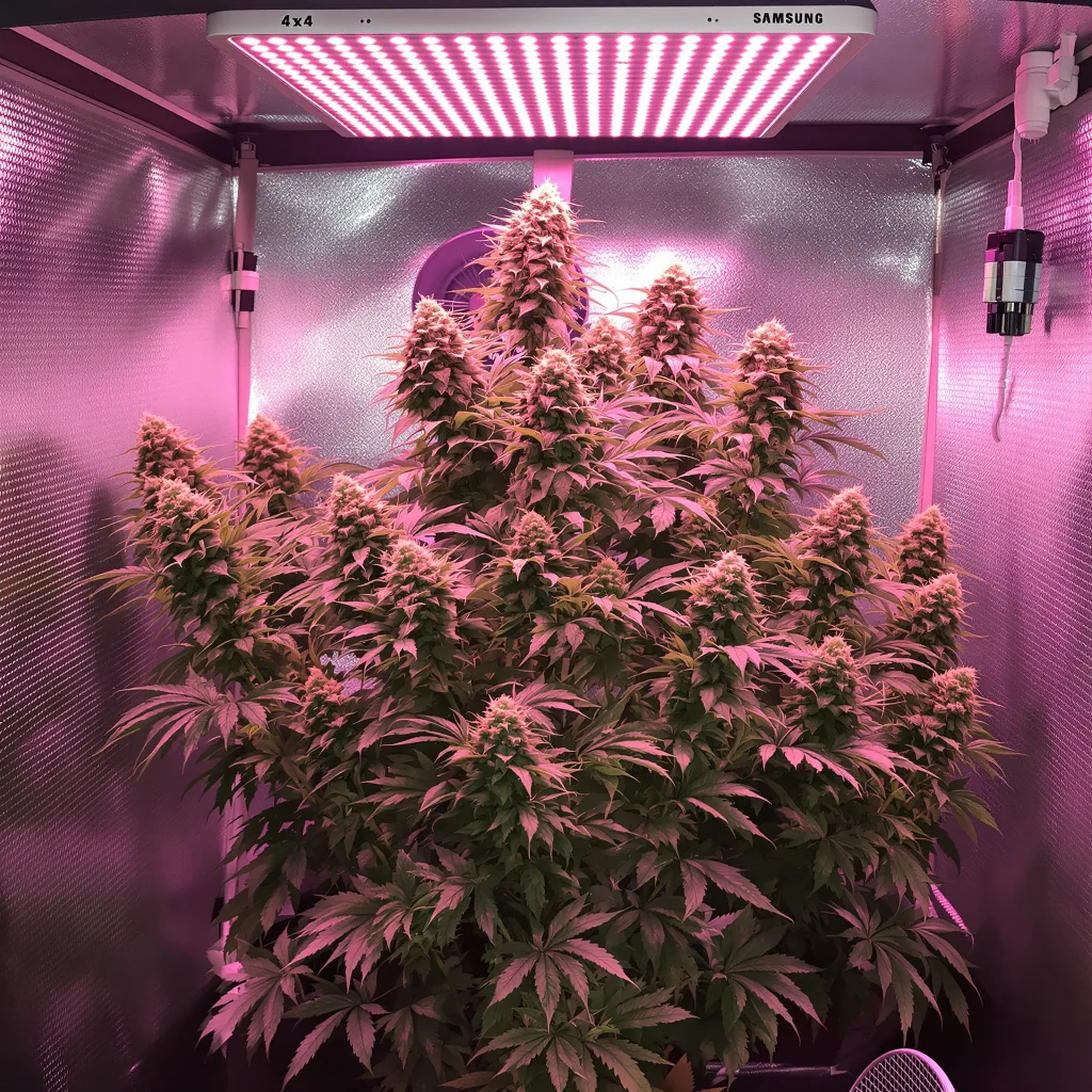 Planta de cannabis Apples and Bananas en fase de floración — 120-180 cm feminizada
