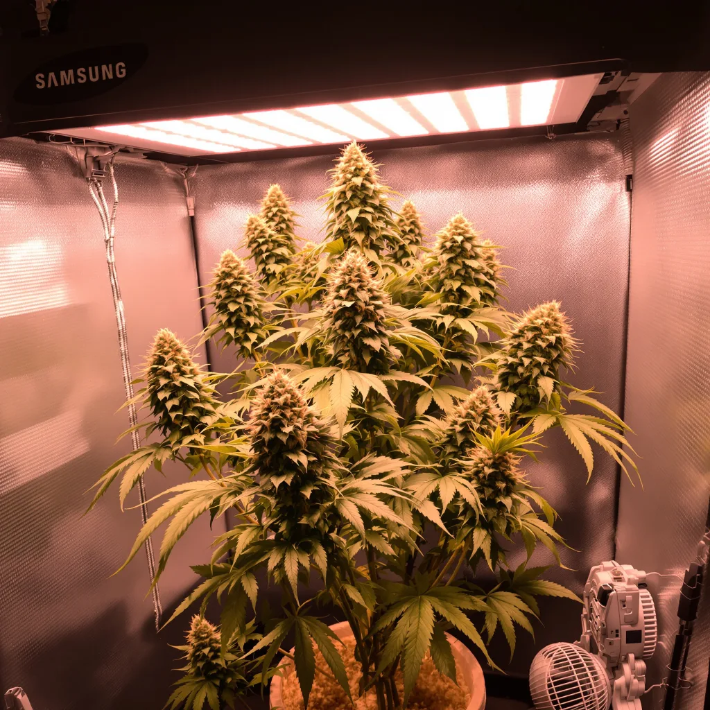 Planta de cannabis Area 51 en fase de floración — 120-180 cm feminizada