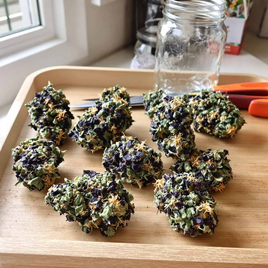Aspen OG 86% indica / 14% sativa — flor con tricomas visibles