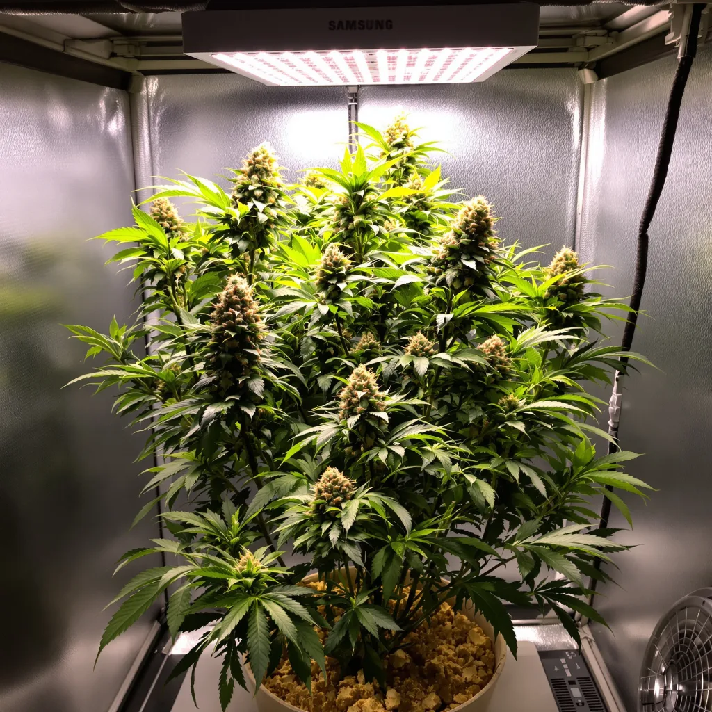 Planta de cannabis Athabasca en fase de floración — 90-130 cm feminizada