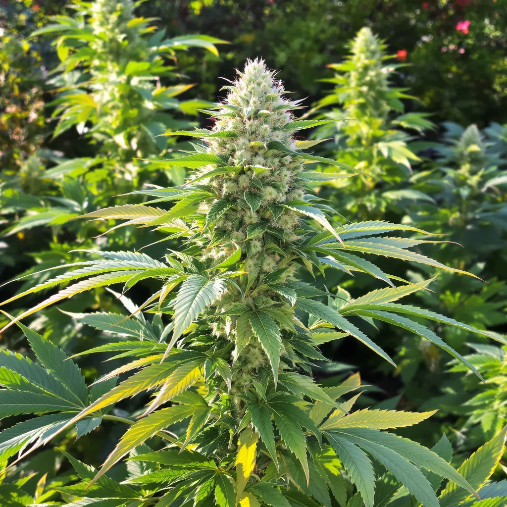 Avidekel CBD 80% indica / 20% sativa — flor con tricomas visibles