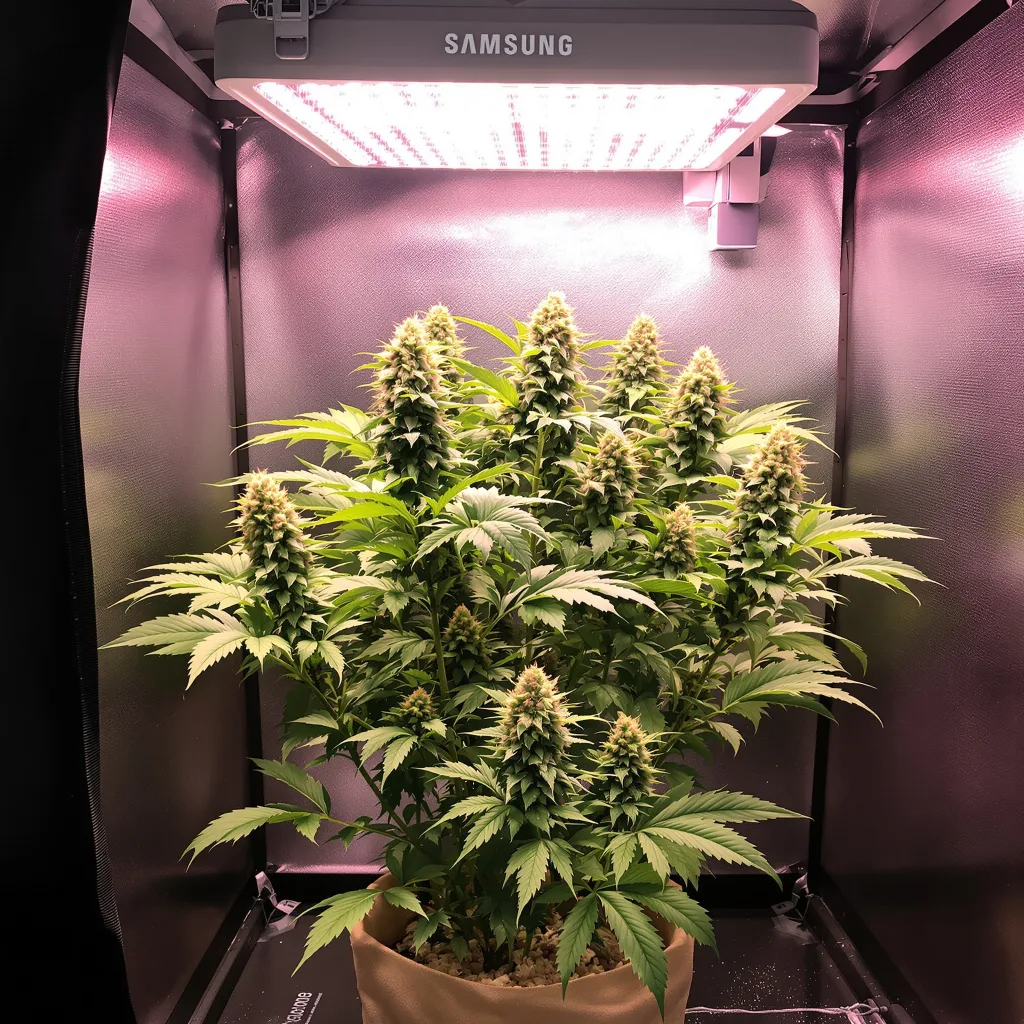 Planta de cannabis B-52 en fase de floración — 90-130 cm feminizada