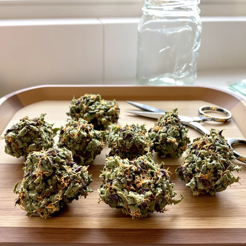 Bakerstreet 87% indica / 13% sativa — flor con tricomas visibles
