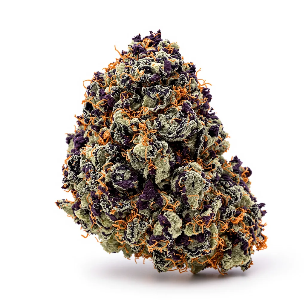 Bakerstreet 87% indica / 13% sativa — flor con tricomas visibles