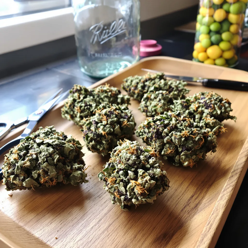 Bakerstreet 87% indica / 13% sativa — flor con tricomas visibles