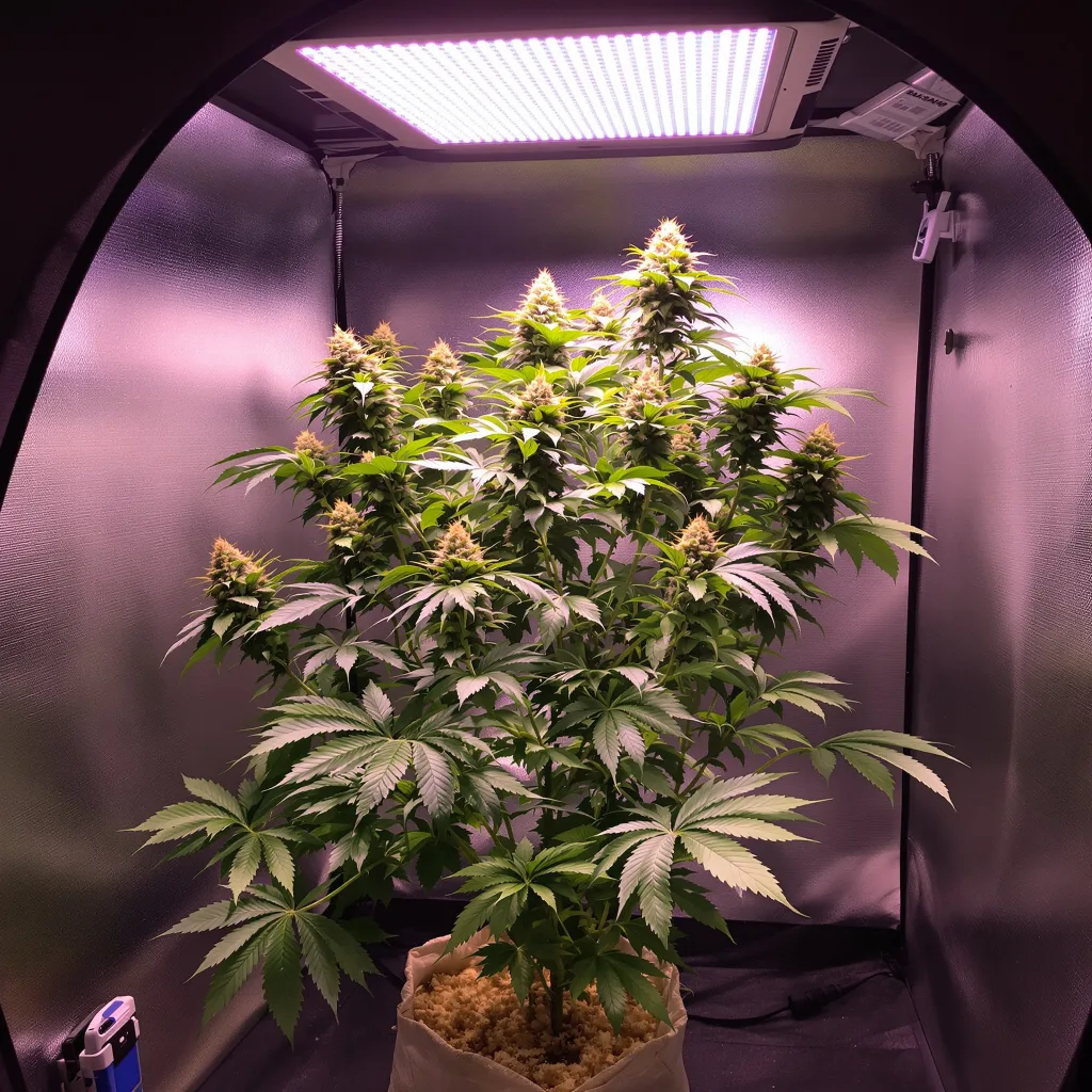 Planta de cannabis Bakerstreet en fase de floración — 90-130 cm feminizada